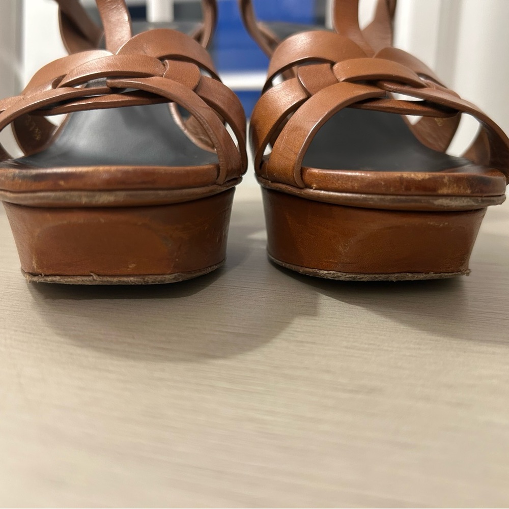 Nordstrom Women's Tan Leather Sandals - Picture 4 of 7